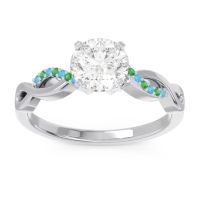 Solitaire Milgrain Atati Ring