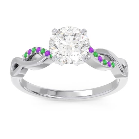 Solitaire Milgrain Atati Ring
