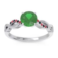 Solitaire Milgrain Atati Ring