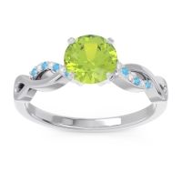 Solitaire Milgrain Atati Ring