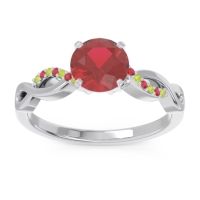 Solitaire Milgrain Atati Ring