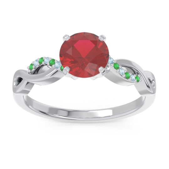 Solitaire Milgrain Atati Ring