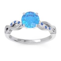 Solitaire Milgrain Atati Ring