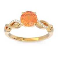 Solitaire Milgrain Atati Ring