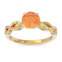 Solitaire Milgrain Atati Ring