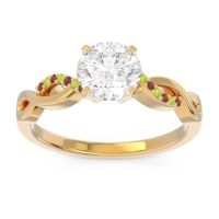 Solitaire Milgrain Atati Ring