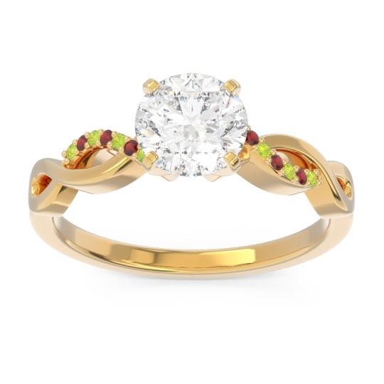 Solitaire Milgrain Atati Ring
