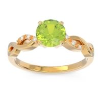 Solitaire Milgrain Atati Ring