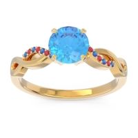 Solitaire Milgrain Atati Ring