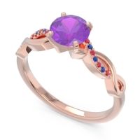 Solitaire Milgrain Atati Ring