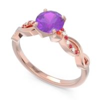 Solitaire Milgrain Atati Ring