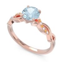 Solitaire Milgrain Atati Ring