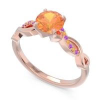 Solitaire Milgrain Atati Ring