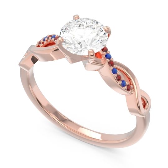Solitaire Milgrain Atati Ring