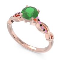 Solitaire Milgrain Atati Ring