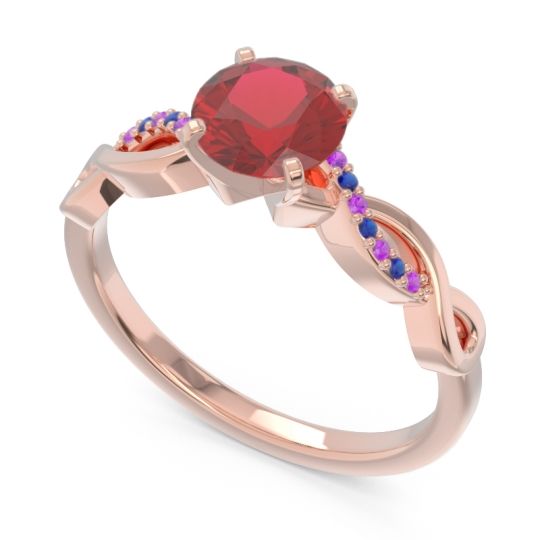 Solitaire Milgrain Atati Ring