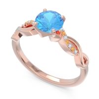 Solitaire Milgrain Atati Ring