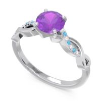 Solitaire Milgrain Atati Ring
