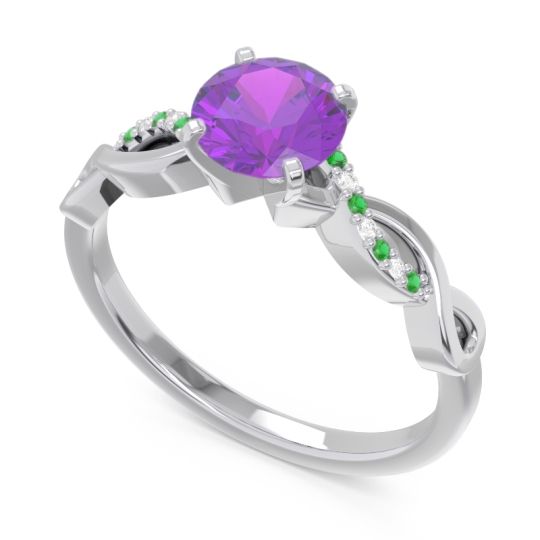 Solitaire Milgrain Atati Ring