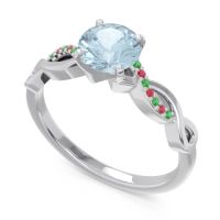 Solitaire Milgrain Atati Ring