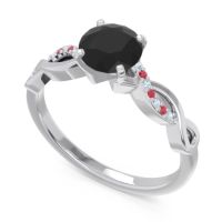 Solitaire Milgrain Atati Ring