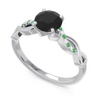 Solitaire Milgrain Atati Ring