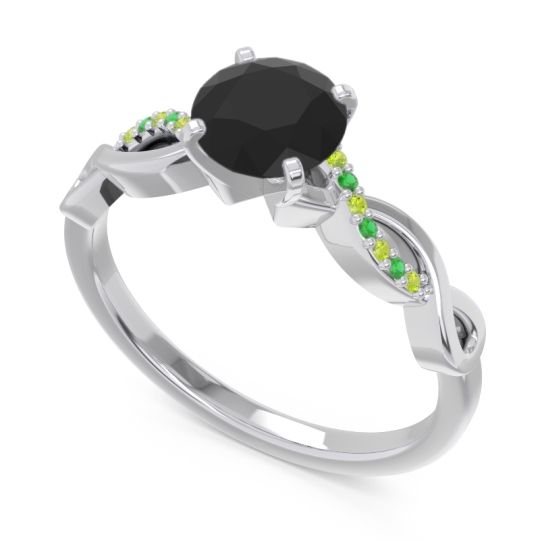 Solitaire Milgrain Atati Ring