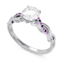Solitaire Milgrain Atati Ring