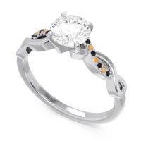 Solitaire Milgrain Atati Ring