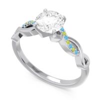 Solitaire Milgrain Atati Ring