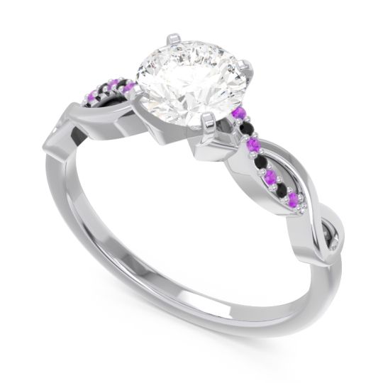 Solitaire Milgrain Atati Ring