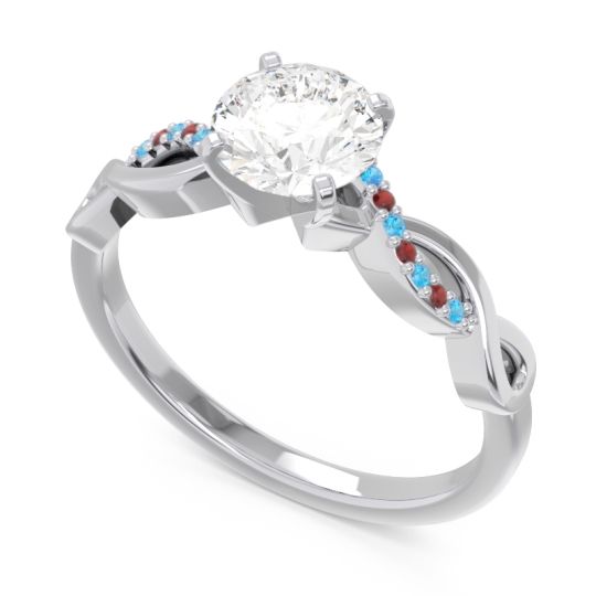 Solitaire Milgrain Atati Ring