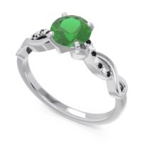 Solitaire Milgrain Atati Ring