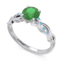Solitaire Milgrain Atati Ring
