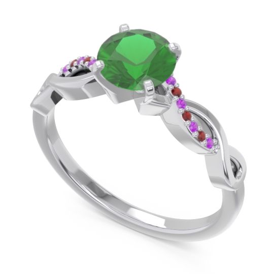 Solitaire Milgrain Atati Ring