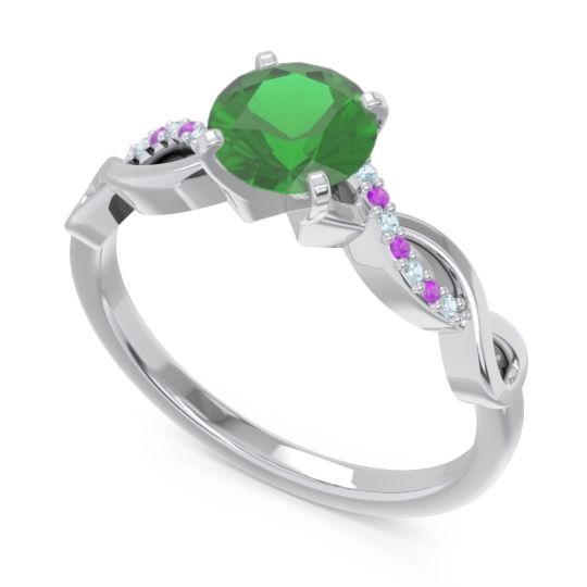 Solitaire Milgrain Atati Ring