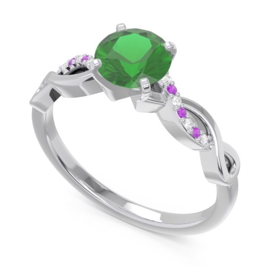 Solitaire Milgrain Atati Ring
