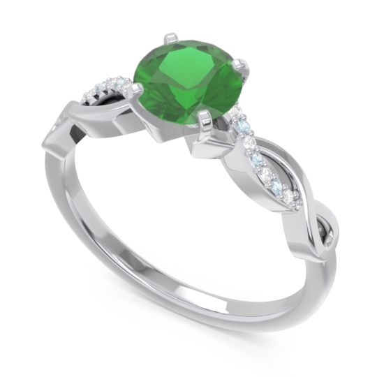 Solitaire Milgrain Atati Ring