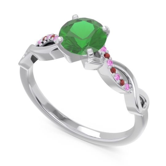 Solitaire Milgrain Atati Ring