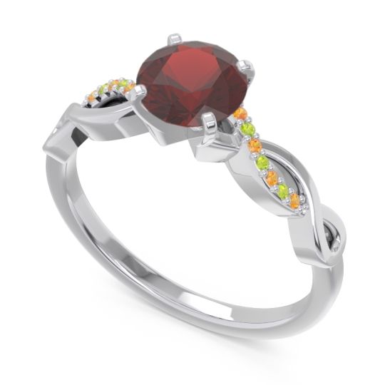 Solitaire Milgrain Atati Ring