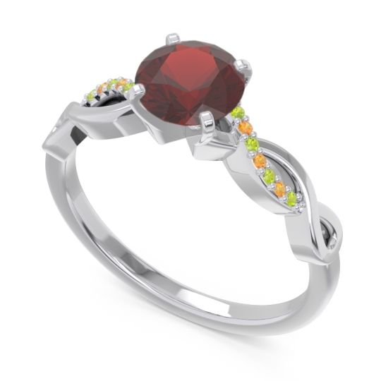 Solitaire Milgrain Atati Ring