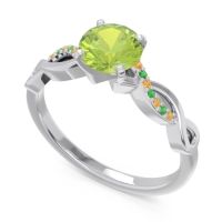 Solitaire Milgrain Atati Ring