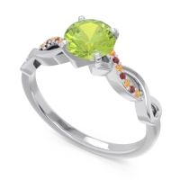 Solitaire Milgrain Atati Ring