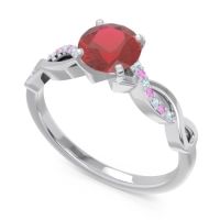 Solitaire Milgrain Atati Ring
