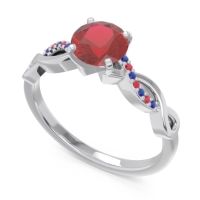 Solitaire Milgrain Atati Ring