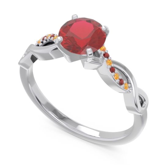Solitaire Milgrain Atati Ring
