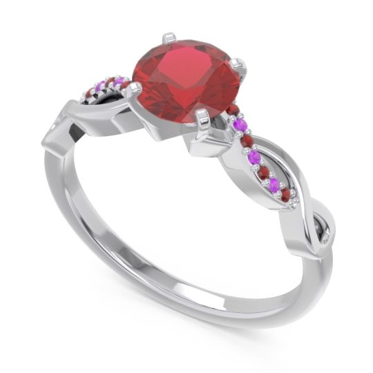 Solitaire Milgrain Atati Ring