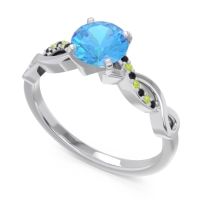 Solitaire Milgrain Atati Ring