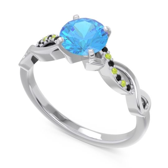 Solitaire Milgrain Atati Ring
