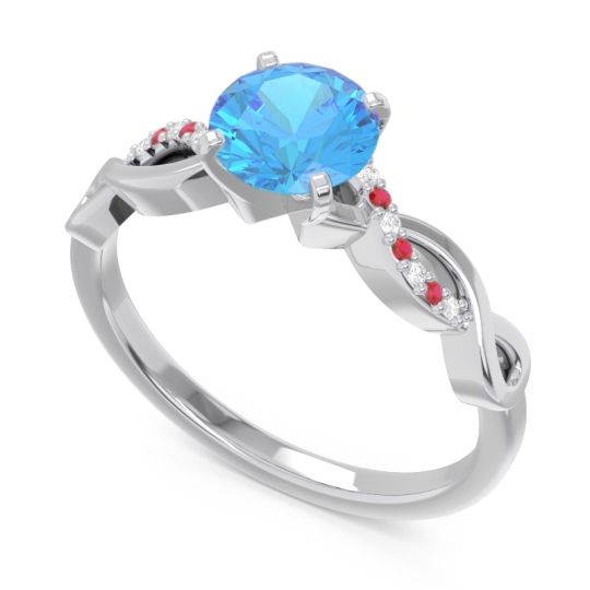 Solitaire Milgrain Atati Ring